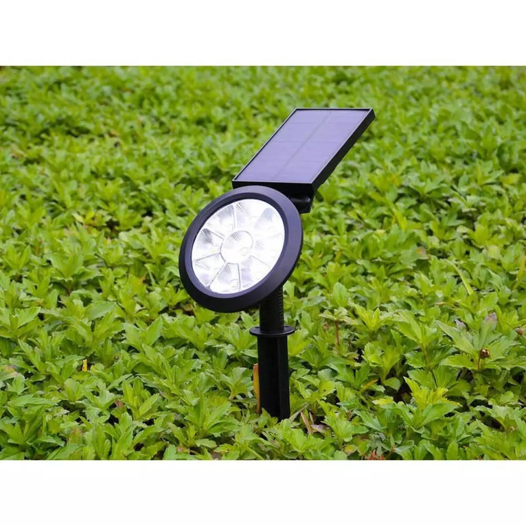 Градинска соларна LED лампа с регулируем ъгъл, 7 цвята