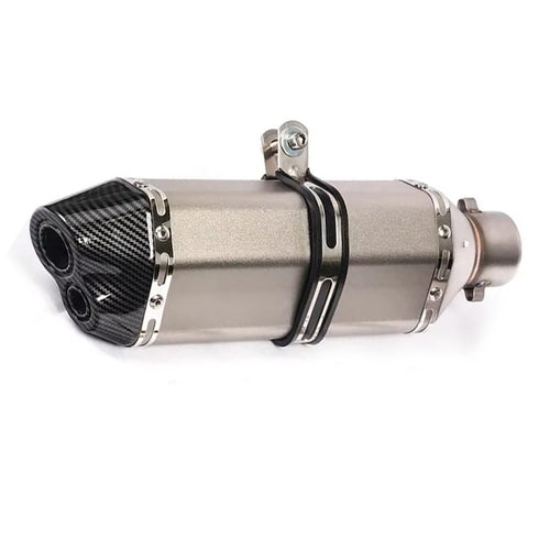 Гърне за мотоциклет PA943 - 40см - СИВО С КАРБОН