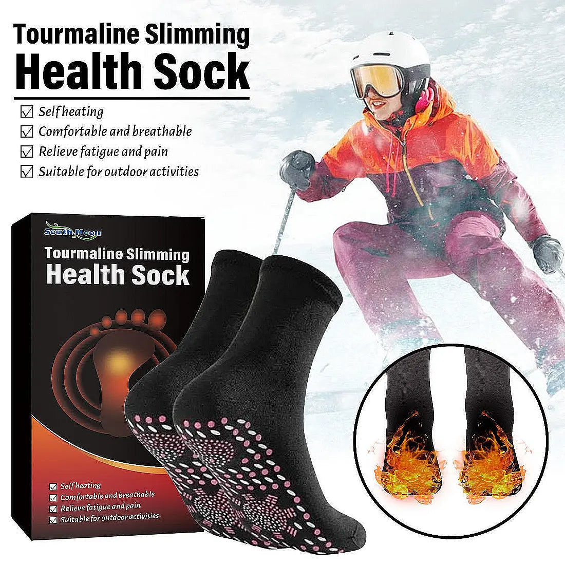 Health Sock Самозагряващи се Тормалинови Чорапи: Максимален Комфорт и Топлина