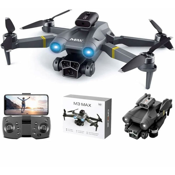 Дрон M3 Max с двойна камера, избягване на препятствия, WiFi FPV