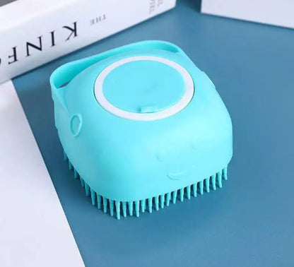 Силиконова четка за кучета и котки