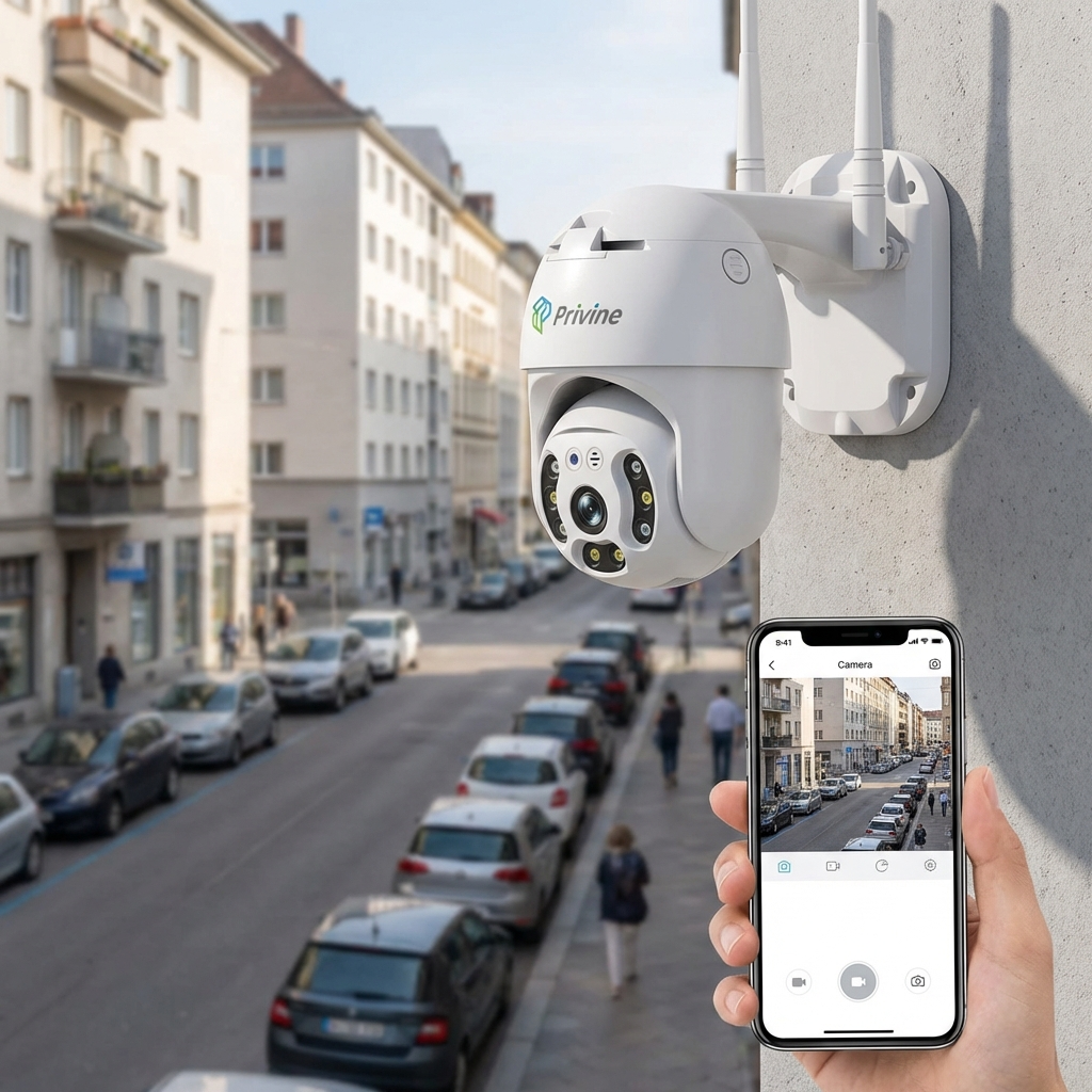 3бр. IP въртяща безжична камера Privine 5MPX- 4+4LED + 3бр. SD карта 64gb iCsee