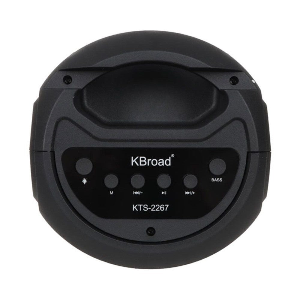 Bluetooth тонколона KTS-2267, 2x4inch, с микрофон