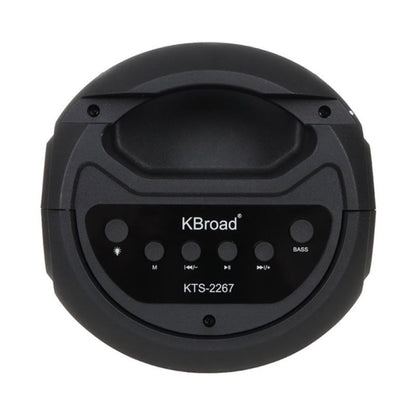 Bluetooth тонколона KTS-2267, 2x4inch, с микрофон