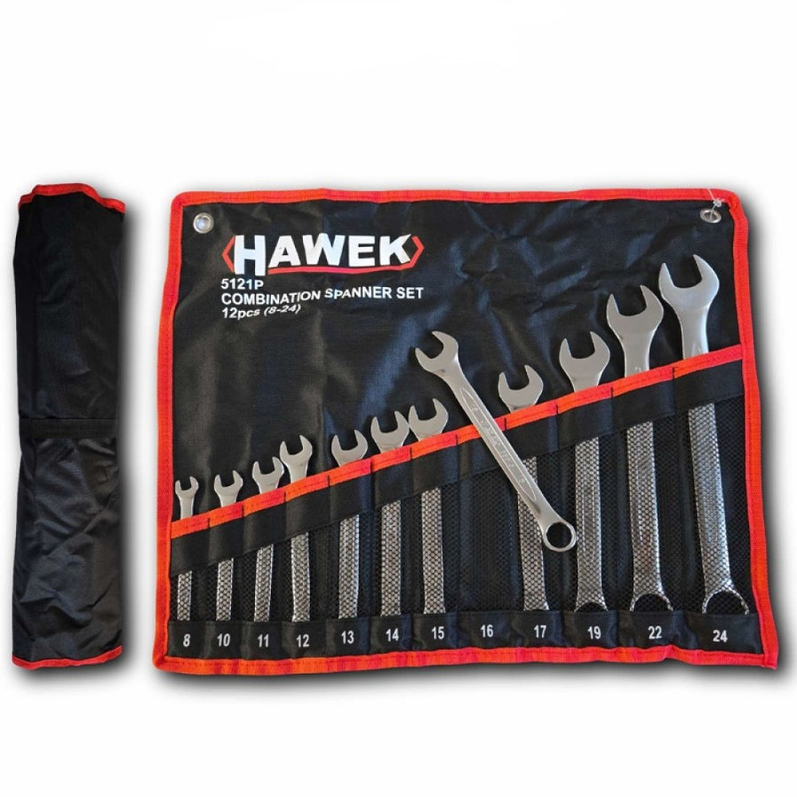Комплект звездогаечни ключове 8 - 24 мм 12 части Hawek