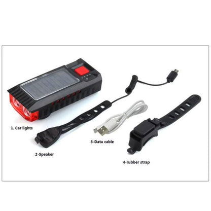 Соларен фар за велосипед 1200 lm | 4000 mAh | IPX5