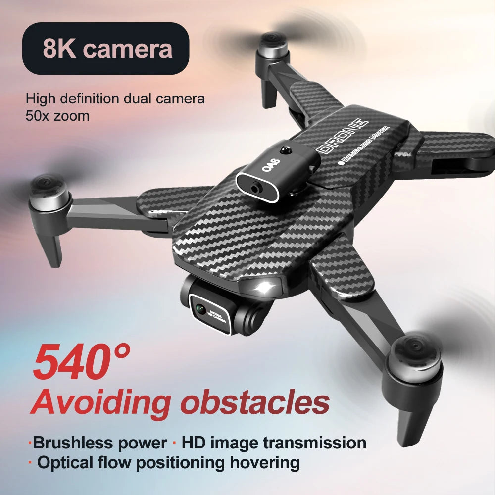 Сгъваем Дрон V2 GPS , FPV 4K Камера с Нощно Виждане, Карбон