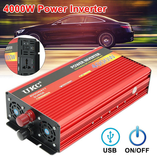 Инвертор на напрежение UKC 4000W 24V / 220V - Oferti4ka.com