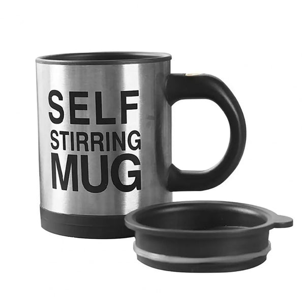 Чаша за автоматично разбъркване на кафе self stirring mug