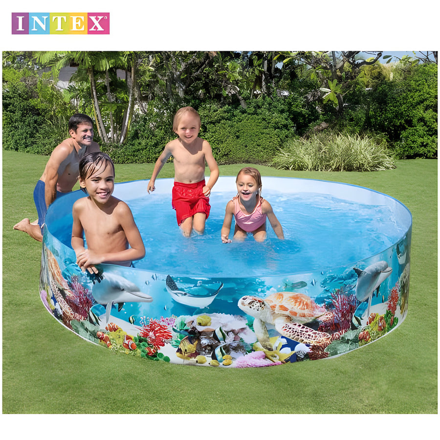 Детски Басейн INTEX с Твърд Борд 244х46см