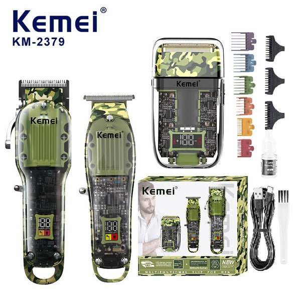 Комплект машинки за подстригване и бръснене Kemei KM-2379