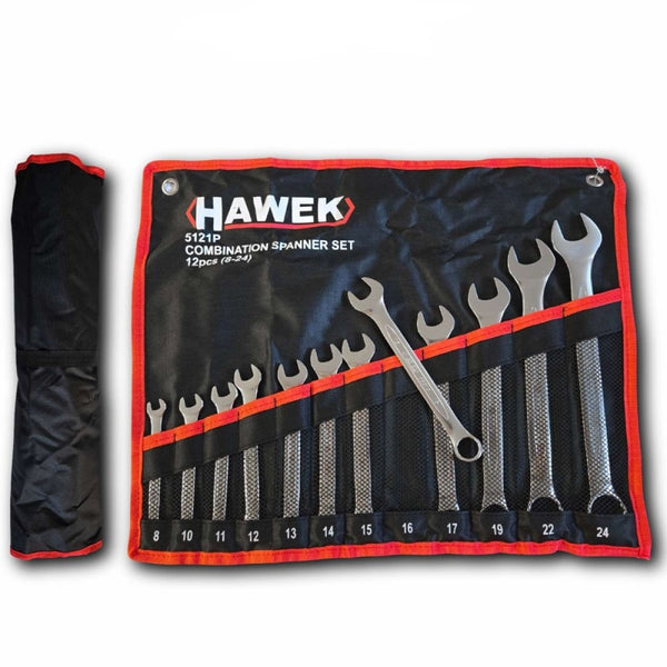 Комплект звездогаечни ключове 8 - 24 мм 12 части Hawek