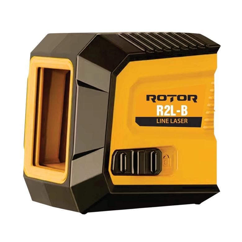 Лазерен нивелир ROTOR, 2 зелени лъча, 20 м, R2L-B