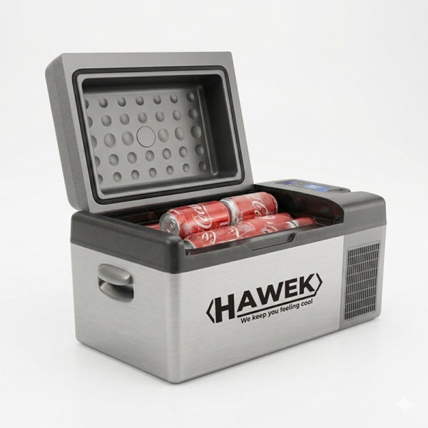 Портативен компресорен хладилник 20 литра 12V / 24V / 220V HAWEK