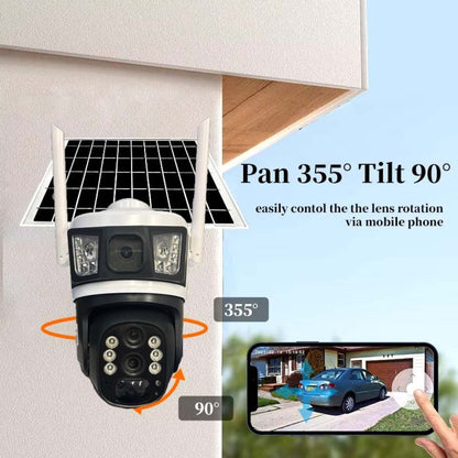 Камера за видеонаблюдение със соларен панел V380