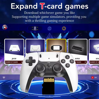 Безжична ретро конзола XY01 - GAME STICK HD с 20000 игри и два джойстика