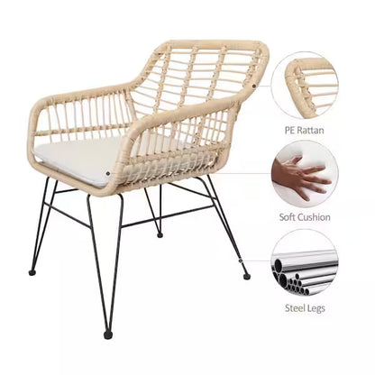 Градински комплект SET маса + 2 стола