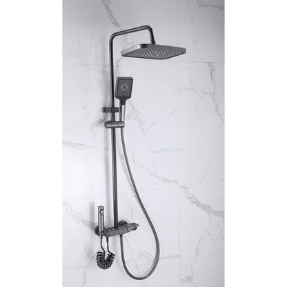 Интелигентна душ колона, LED дисплей, управление на пиано, 4 режима на пръскане, въртене на 360°, технология за въздушно пръскане