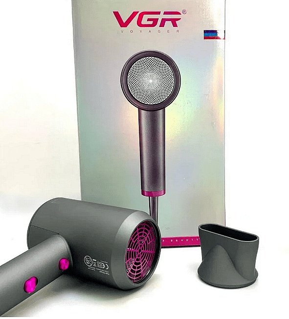 Професионален сешоар VGR V-400, 2 степени на температура, 2 степени на скорост, Сгъваем корпус