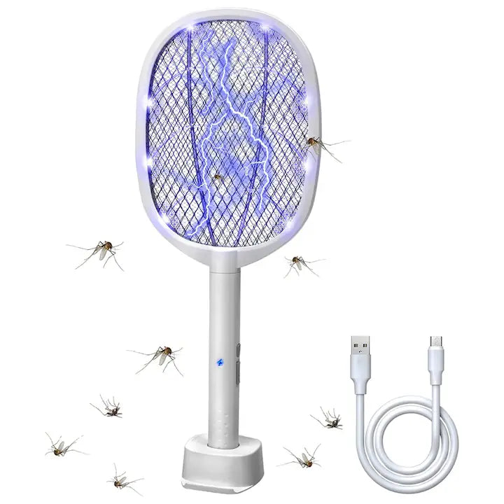 Акумулаторна UV мухобойка за комари, Акумулаторна, USB зареждане,