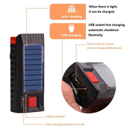 Соларен фар за велосипед 1200 lm | 4000 mAh | IPX5