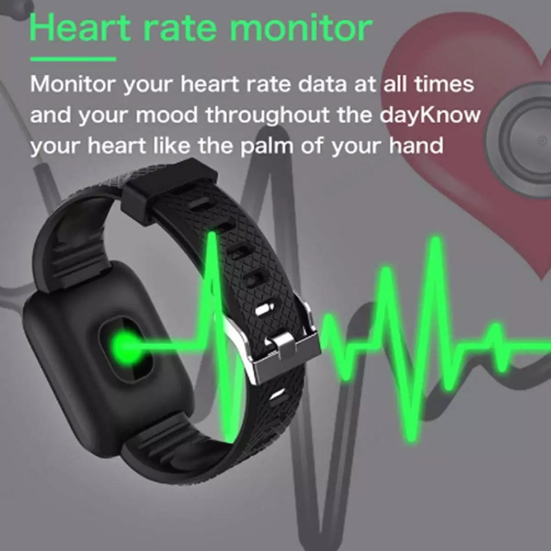 Смарт часовник с сърдечен ритъм и фитнес тракер