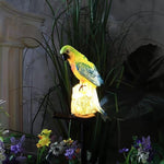 Зареждане на изображението в браузъра на галерията, Соларна декоративна лампа за градина Папагал

