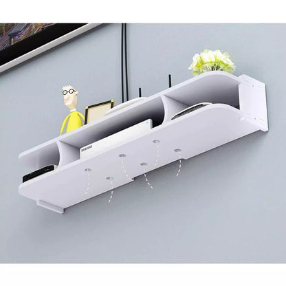 Стенен рафт за рутер с множество отделения