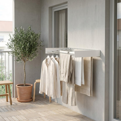 ПРОСТОР СУШИЛНИК ЗА ДРЕХИ БЯЛ