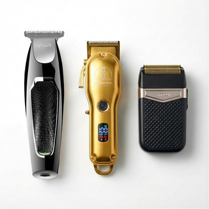 Професионален бръснарски комплект 3  в 1