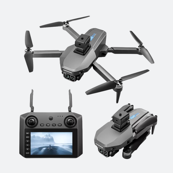Професионален Дрон K619 MAX, 4К Камера, FPV до 1000м, Вграден Екран, Черен - 1 батерия