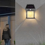 Зареждане на изображението в браузъра на галерията, 4бр Външна Соларна Лампа със Сензор за Движение COBA®
