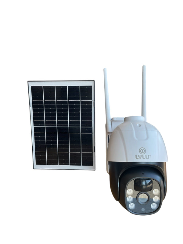 Соларна безжична въртяща камера 4G 12MP iCSee SIM карта