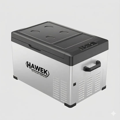 Портативен компресорен хладилник HAWEK 40L – 12V / 24V / 220V | Охлаждане и замразяване навсякъде , модел: С40