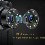 Зареждане на изображението в браузъра на галерията, Видеорегистратор Full HD 1080P с предна и задна камера и нощно виждане - Oferti4ka.com
