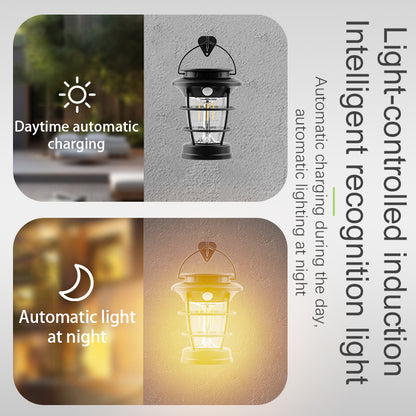 Преносима Соларна Къмпинг Лампа 600 Lm - Фенер 8818