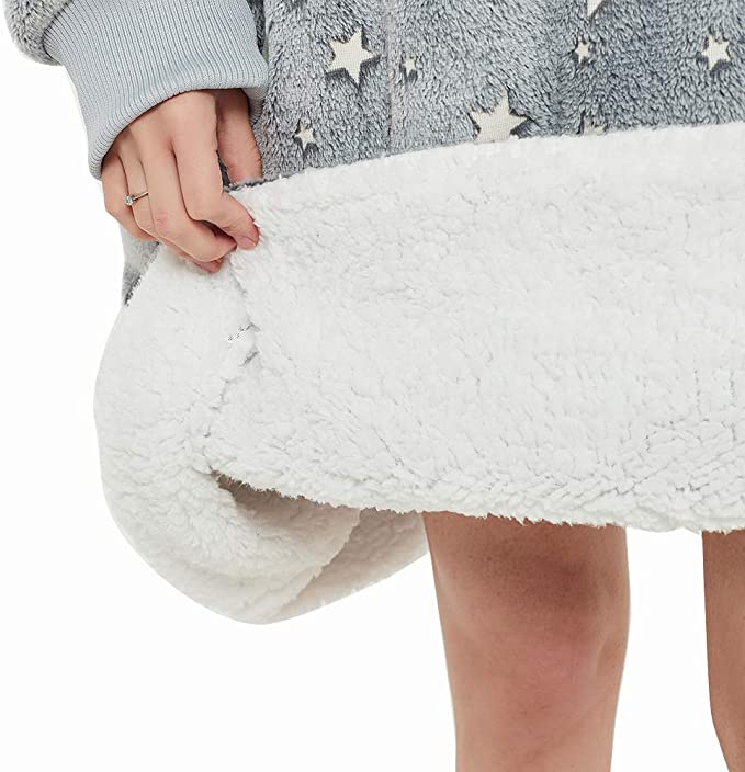 Детско светещо меко одеяло с ръкави за момичета - Oferti4ka.com
