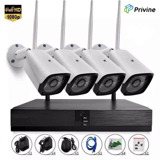 5G Безжично видеонаблюдение Privine с 4 камери - Oferti4ka.com