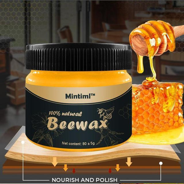 Вакса от пчелен восък за дърво “Mintiml” 85гр.