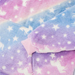 Зареждане на изображението в браузъра на галерията, Детско светещо меко одеяло с ръкави за момичета - Oferti4ka.com
