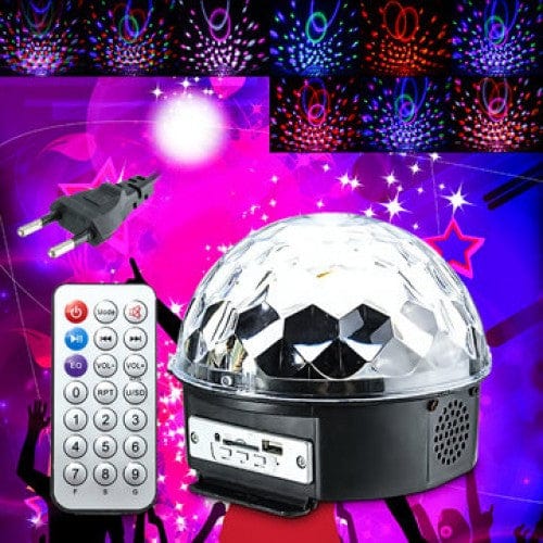 Диско led лампа с тонколона и bluetooth - Oferti4ka.com
