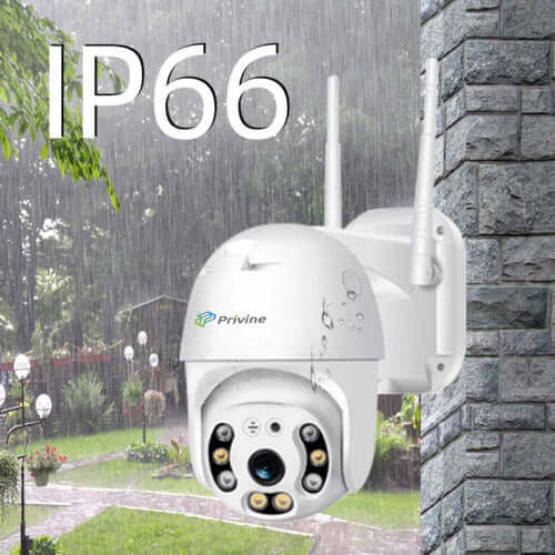 2бр. IP въртяща безжична камера Privine 5MPX- 4+4LED + 2бр. SD карта 64gb iCsee - Oferti4ka.com