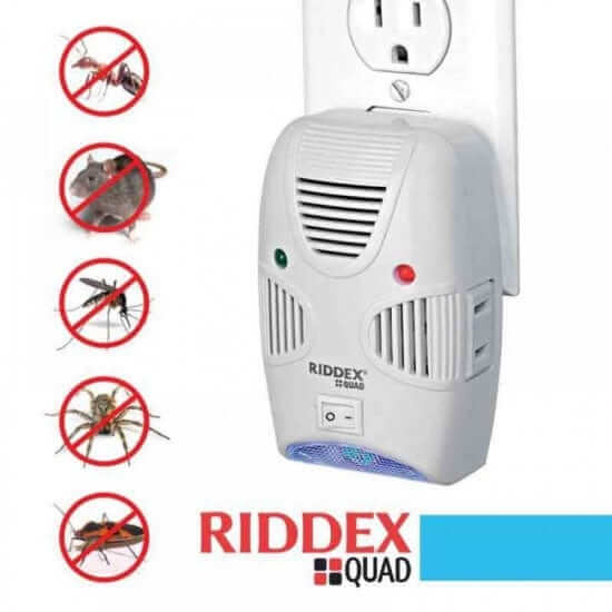 2 БР. Електронен уред за борба с домашни вредители riddex plus - мишки, плъхове, хлебарки - Oferti4ka.com