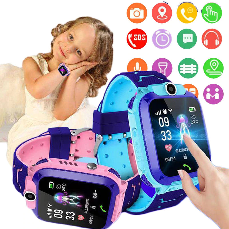 Детски смарт часовник Smart Wear със сим карта и камера, gps tracking, водоустойчив - Oferti4ka.com