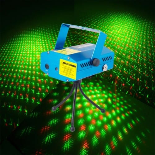 Двуцветен диско лазер със звуков контрол и различни ефекти - Oferti4ka.com