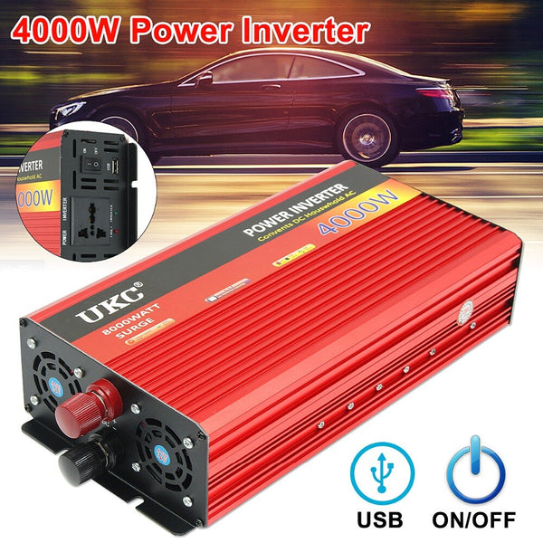 Инвертор на напрежение UKC 4000W 12V / 220V