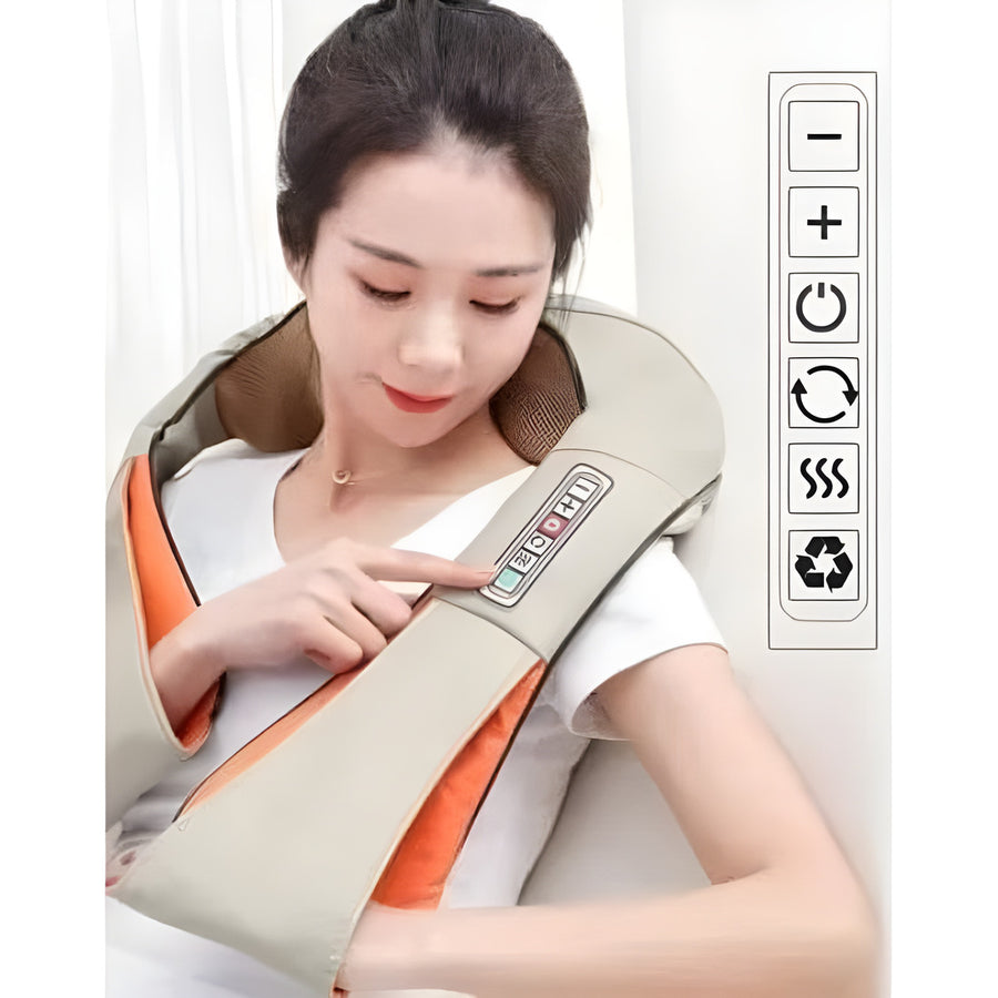 4D шиацу масажор за цяло тяло, 6 бутона, 16 масажни глави, classic - Oferti4ka.com