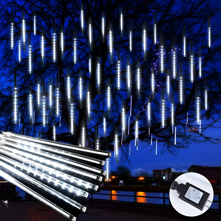 Led висулки " падащ сняг " бели - Oferti4ka.com