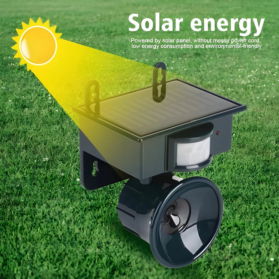 Соларен ултразвуков уред против птици, насекоми и гризачи Solar Pest Repeller