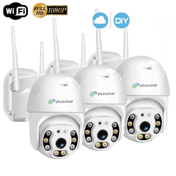 3бр. Ip въртяща безжична камера Privine 5MPX- 4+4LED iCsee - Oferti4ka.com